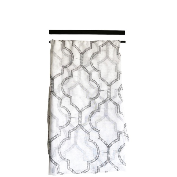 VCNY HOME Charlotte Embroidered Sheer Panels 38”X95”- Set of 2 VCNY HOME NWOT - Picture 3 of 5